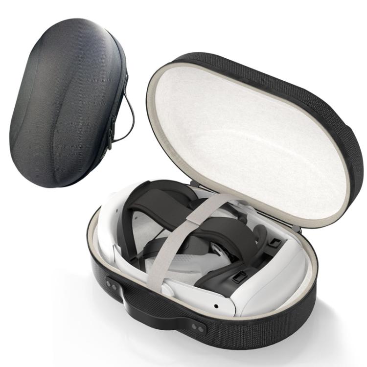 For Meta Quest 3 VR Glasses Storage Case EVA Anti-Pressure Hard Shell Storage Bag(Light Gray) - VR Accessories by buy2fix | Online Shopping UK | buy2fix