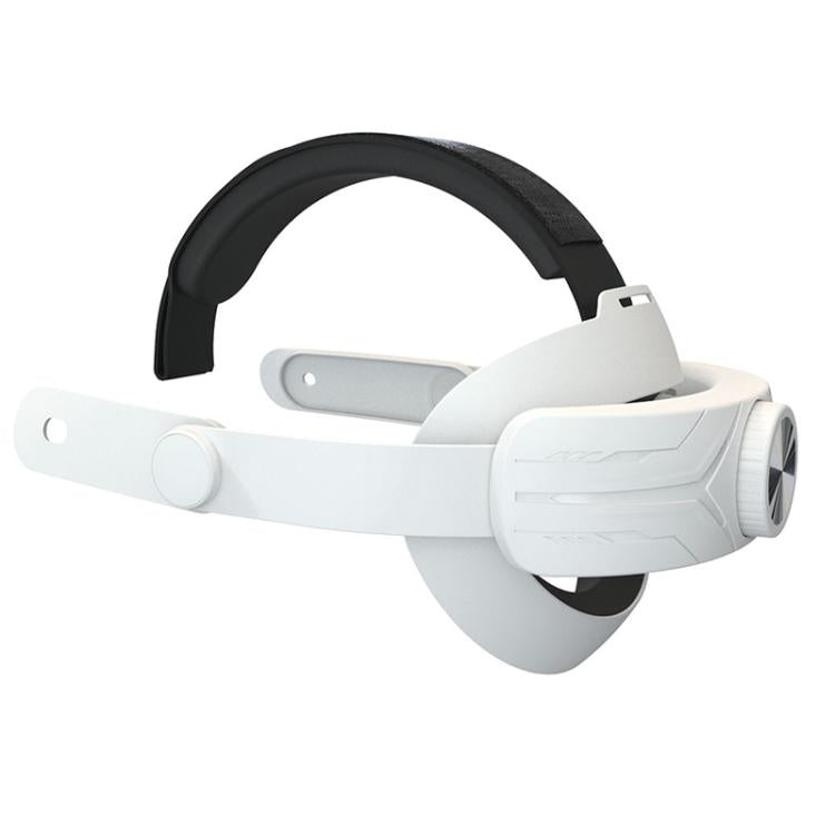 For Meta Quest 3 / 3S Adjustable Headband No Face Pressure VR Head Strap Accessories(Black White) - VR Accessories by buy2fix | Online Shopping UK | buy2fix