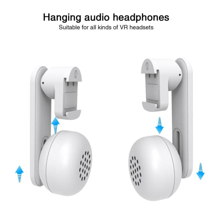 For Meta Quest 2 / 3 Independent Headphones Headband High Sound Speaker VR Accessory(White) - VR Accessories by buy2fix | Online Shopping UK | buy2fix