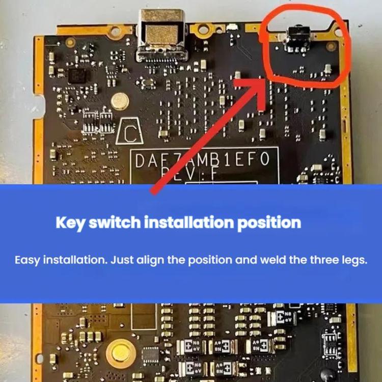 For Steam Deck 10pcs On/Off Keys Power Buttons Tap Switches(Power Button Microswitch) - Steam Deck Spare Parts by buy2fix | Online Shopping UK | buy2fix