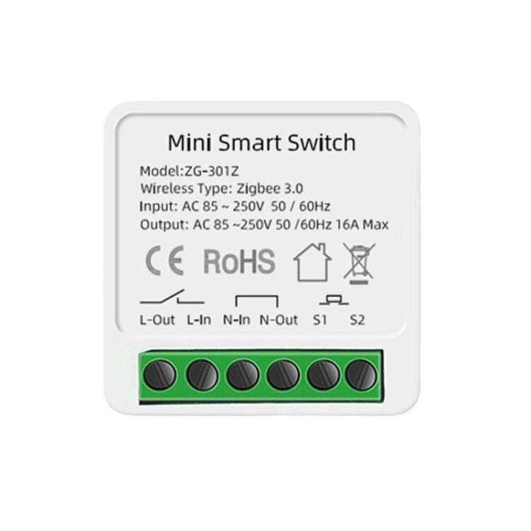 Compatible eWeLink Zigbee 16A Smart Switch DIY Breaker 2 Way Control Voice Control - Smart Switch by buy2fix | Online Shopping UK | buy2fix