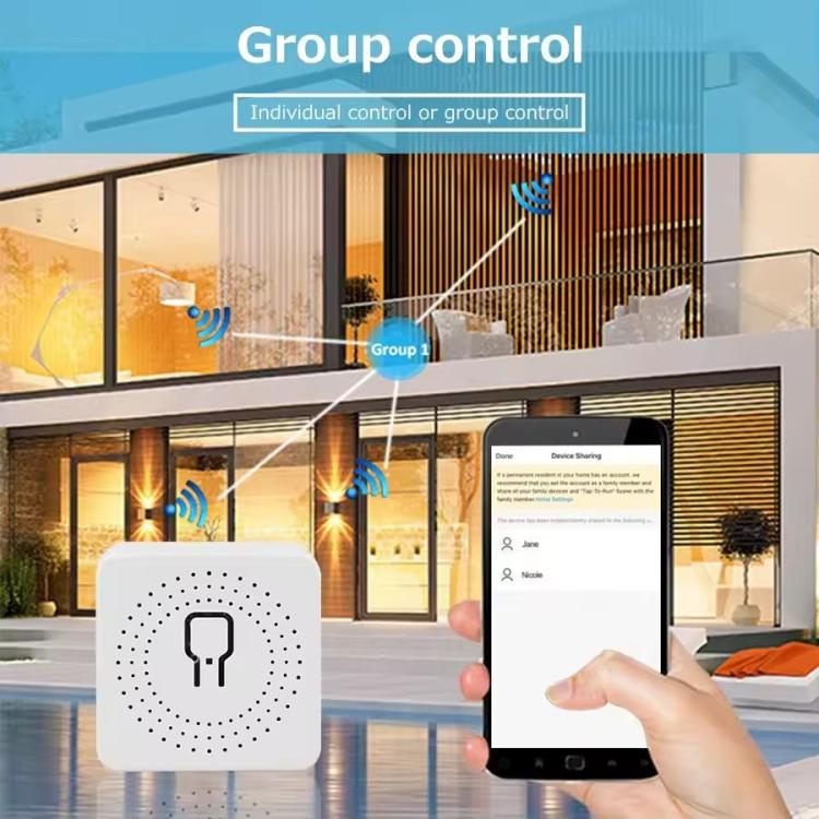 Compatible eWeLink Zigbee 16A Smart Switch DIY Breaker 2 Way Control Voice Control - Smart Switch by buy2fix | Online Shopping UK | buy2fix