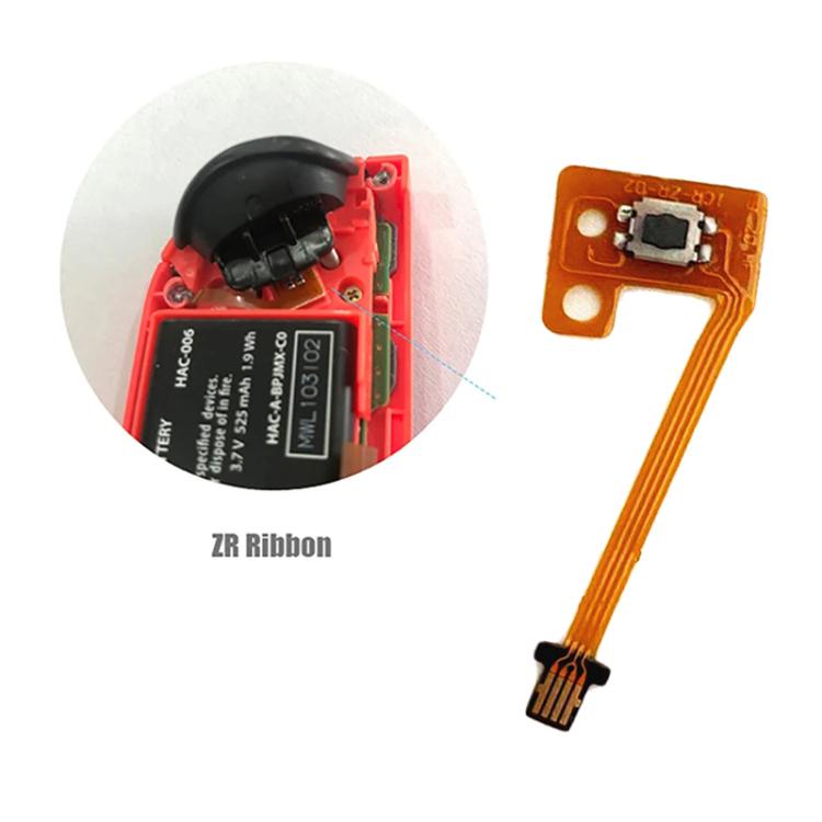 3pcs /Set For Nintendo Switch Joy-Con Button Repair Cable Gamepad Button Key Ribbon Flex Cable(ZL+ZR+L - Key) - Switch Spare Parts by buy2fix | Online Shopping UK | buy2fix