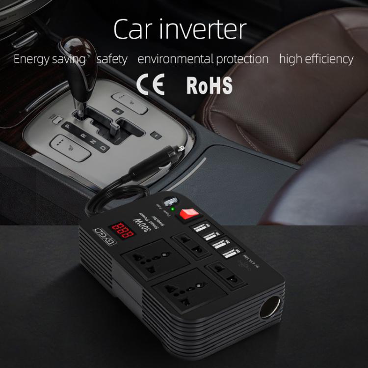 E8982 300W Car Inverter DC 12V To AC 220V Car Laptop USB Charging Universal Converter Power Adapter - Others by buy2fix | Online Shopping UK | buy2fix