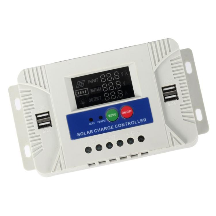 30A 12V 24V Setup-Free Color Screen Luminous Display Solar Controller PV Solar Charge Controller - Others by buy2fix | Online Shopping UK | buy2fix