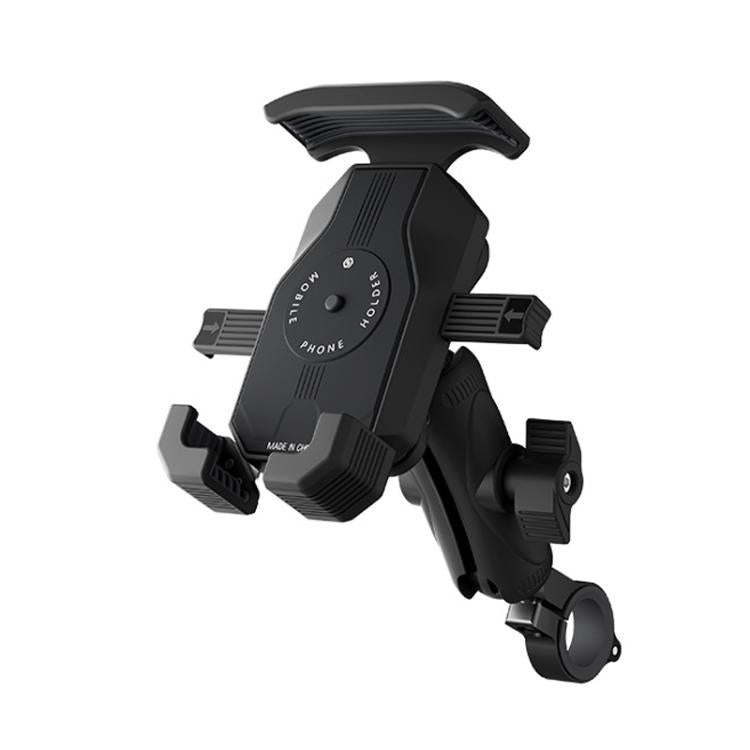 Motorcycle Shock-absorbing Rotatable 3-claw Mobile Phone Holder, Style: Handlebar Type - Holder by buy2fix | Online Shopping UK | buy2fix