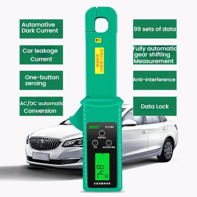 DUOYI Car Leakage Current Clamp Meter DC Tester - Electronic Test by DUOYI | Online Shopping UK | buy2fix