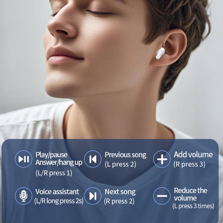 LY09 TWS Wireless Bluetooth Earbuds With Touch Control & Portable Charging Case(White) - TWS Earphone by buy2fix | Online Shopping UK | buy2fix