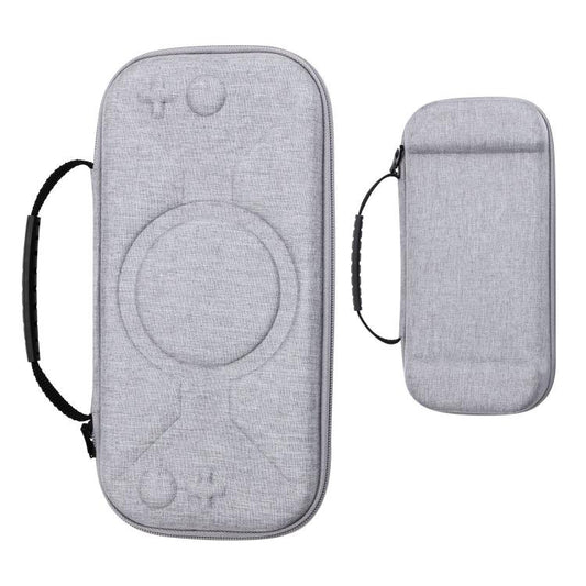 For Nintendo Switch 2 Storage Bag Portable O-Pattern Handbag(Fabric Gray) - Bags by buy2fix | Online Shopping UK | buy2fix