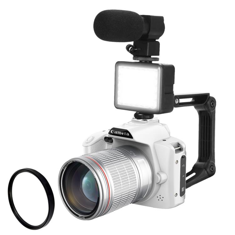D5 HD WiFi Digital Camera 64MP Dual Camera Night Vision Photography Video DV Standard+Mic+Light+Lens+Bracket - Video Cameras by buy2fix | Online Shopping UK | buy2fix