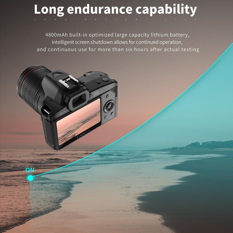 D5 HD WiFi Digital Camera 64MP Dual Camera Night Vision Photography Video DV Standard+Handheld Bracket - Video Cameras by buy2fix | Online Shopping UK | buy2fix