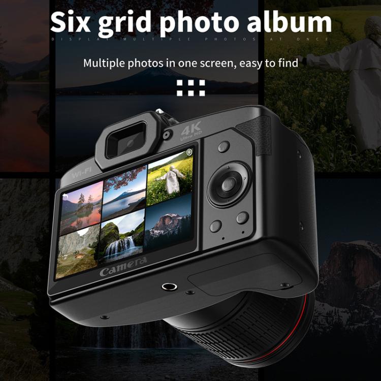 D5 HD WiFi Digital Camera 64MP Dual Camera Night Vision Photography Video DV Standard+Fill Light - Video Cameras by buy2fix | Online Shopping UK | buy2fix