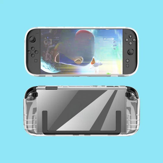 For Nintendo Switch 2 TPU Transparent One-piece Case Anti-Slip Full-Body Protective Cover - Cases by buy2fix | Online Shopping UK | buy2fix