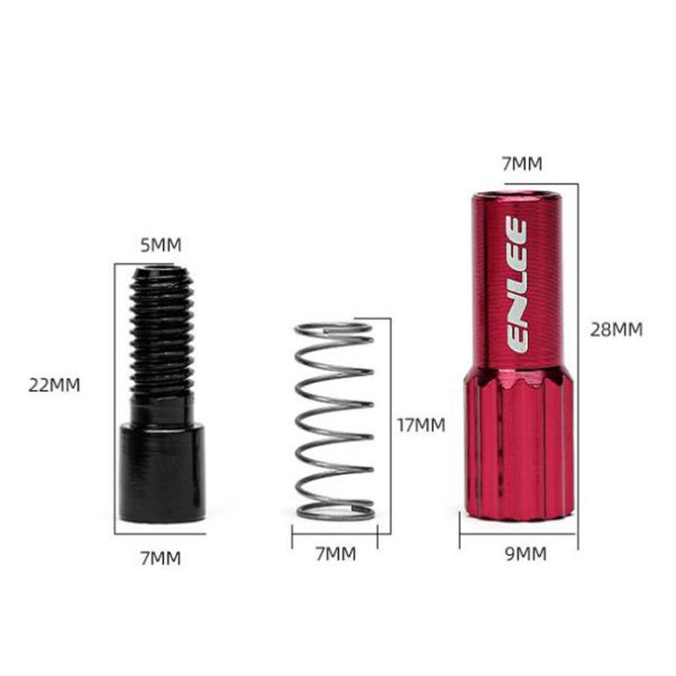 ENLEE Mountain Road Bicycle Shift Center Trim Screws 4mm Cable Brake Cable Adjustment Screw(Black) - Screws by ENLEE | Online Shopping UK | buy2fix