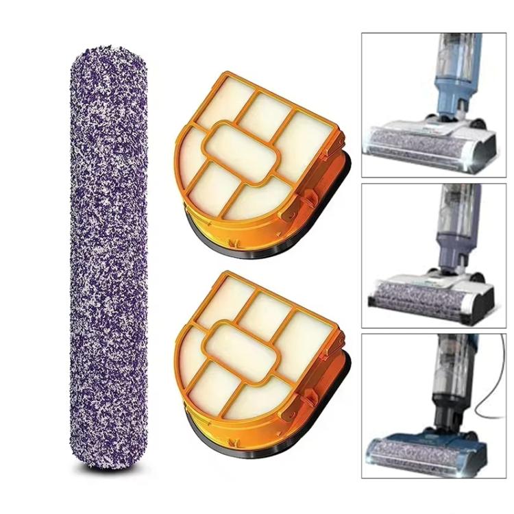 Roller Brush x 1 + Filter x 2 For Shark AW201 / WD201 / WD201 / WD101 / WD100 Sweeping Robot Vacuum Cleaner Accessories - For Shark Accessories by buy2fix | Online Shopping UK | buy2fix