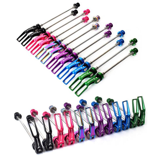 FMFXTRA JX77 Bicycle Quick Release Lever Aluminum Alloy CNC Crafted Axle(Purple) - Quick Release by FMFXTRA | Online Shopping UK | buy2fix