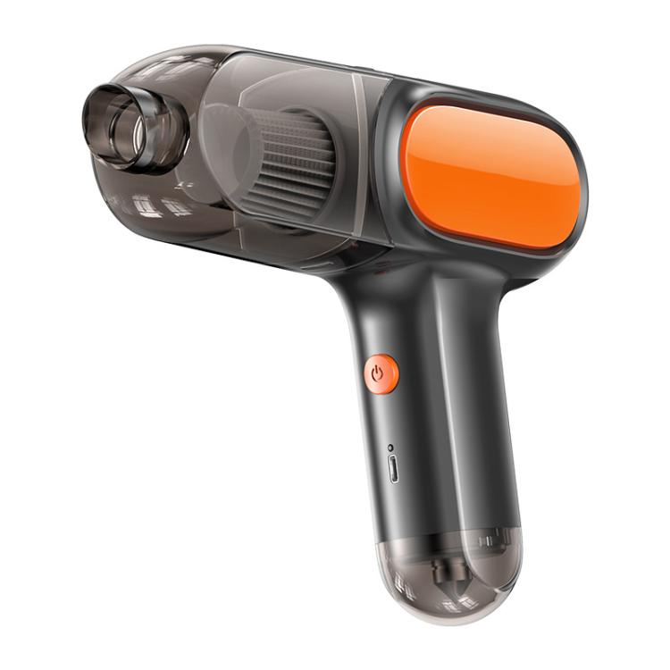 HD001 Portable Multifunctional Car Cordless Vacuum Cleaner Safety Hammer Suction Blower All In One Machine, Style: Brushed - Vacuum Cleaner by buy2fix | Online Shopping UK | buy2fix