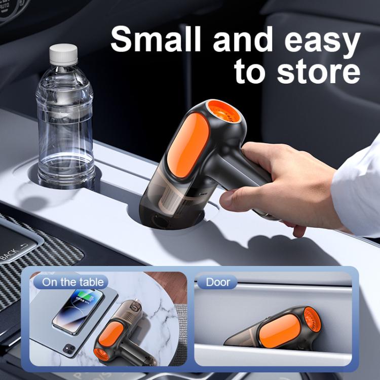 HD001 Portable Multifunctional Car Cordless Vacuum Cleaner Safety Hammer Suction Blower All In One Machine, Style: Brushless - Vacuum Cleaner by buy2fix | Online Shopping UK | buy2fix
