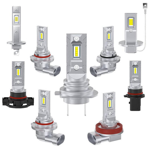 2pcs Mini 1:1 Direct Plug Car LED Headlight Bulb, Specifications: 9006(White Light) - Halogen Lights by buy2fix | Online Shopping UK | buy2fix