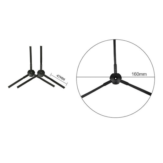 For ILIFE A4S / A40 / ECOVACS CEN550 Sweeping Robot Vacuum Cleaner Accessories Side Brushes (Pair) - For ILIFE Accessories by buy2fix | Online Shopping UK | buy2fix