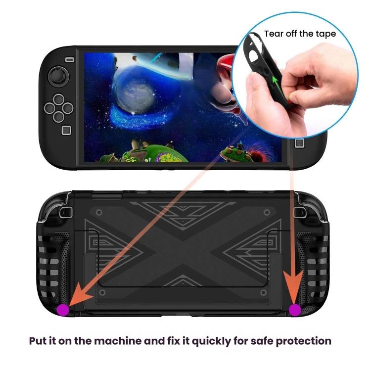 For Nintendo Switch 2 PC + TPU Split Cover With Panel Set Protective Shell(Black) - Cases by buy2fix | Online Shopping UK | buy2fix