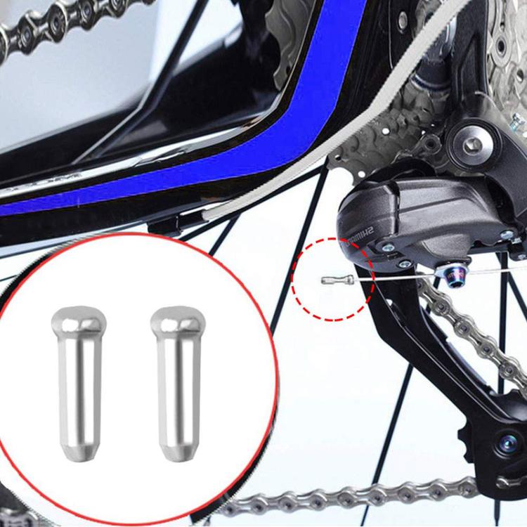 100pcs ZTTO Aluminum Bicycle Brake Shifter Bobbin Caps Mountain Bike Cable Tail Cap - Bicycle Brake Parts by ZTTO | Online Shopping UK | buy2fix