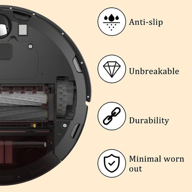 For IRobot Roomba 5/6/7/8/9 Series Walking Wheels Vacuum Cleaner Accessories Left+Right Wheel-Black - For iRobot Accessories by buy2fix | Online Shopping UK | buy2fix