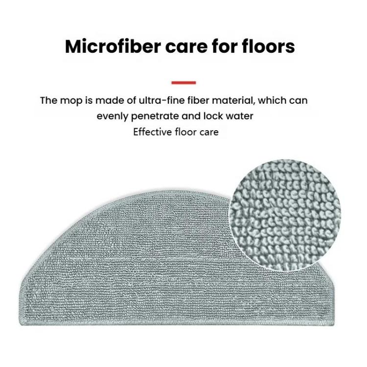 3pcs Mops For Xiaomi C103 / E10 / B112 / 3C Sweeping and Mopping Robot Accessories - For Xiaomi Accessories by buy2fix | Online Shopping UK | buy2fix