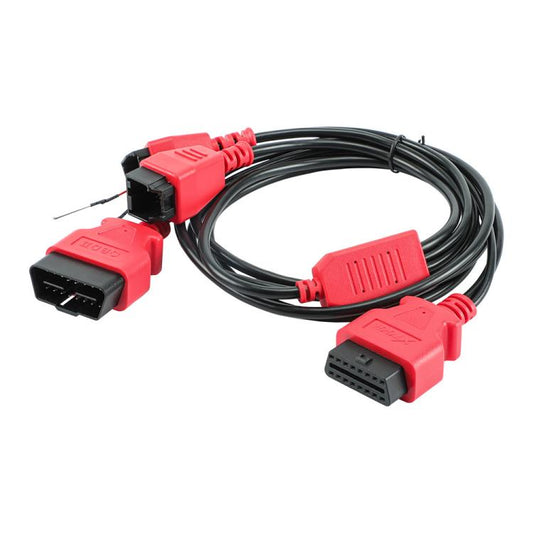 Xtool FCA 12+8 Connector Cable Adapter For Chry(Black Red) - Code Readers & Scan Tools by Xtool | Online Shopping UK | buy2fix