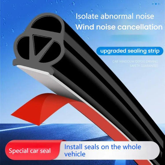 5m Truck Door Seam Large D Triangle Reinforced Waterproof Rubber Seal Strip - sealing strips by buy2fix | Online Shopping UK | buy2fix