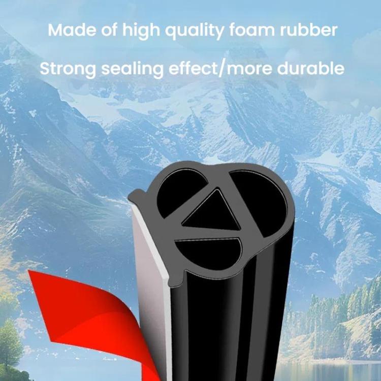 5m Truck Door Seam Large D Triangle Reinforced Waterproof Rubber Seal Strip - sealing strips by buy2fix | Online Shopping UK | buy2fix