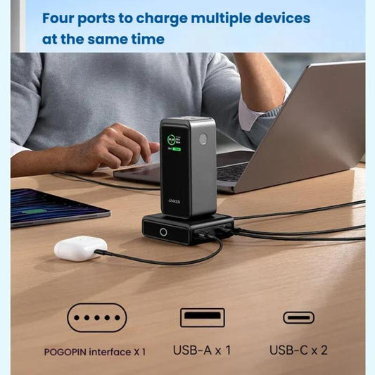 ANKER A1902 Prime Series Gallium Nitride Charge Magnetic Suction Base 100W USB Charger, US Plug - USB Charger by ANKER | Online Shopping UK | buy2fix