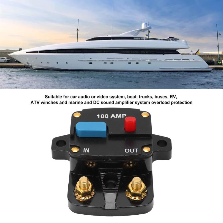 80A Car Audio Recovery Fuse Switch Current Short Circuit Overload Protection Circuit Breaker - Fuse by buy2fix | Online Shopping UK | buy2fix