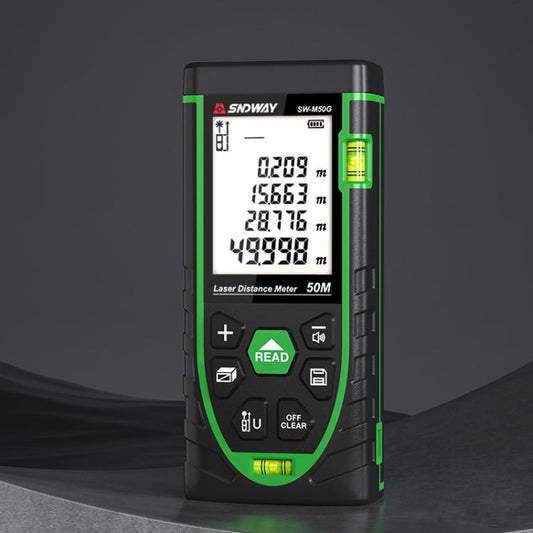 SNDWAY SW-M100G 100M Indoor Outdoor General Purpose Green Laser Range Finder - Laser Rangefinder by SNDWAY | Online Shopping UK | buy2fix