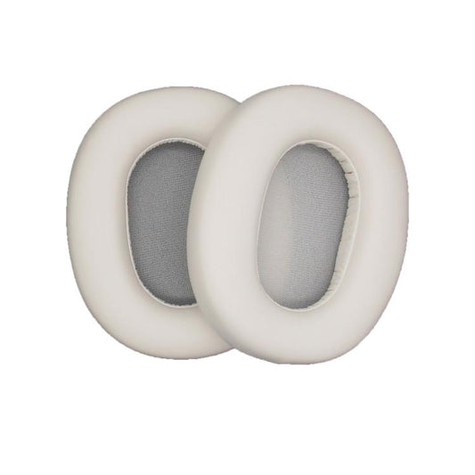 For Edifier W830NB 1pair Bluetooth Headset Leather Sponge Cover Earmuffs(White) - Earmuff & Pad by buy2fix | Online Shopping UK | buy2fix