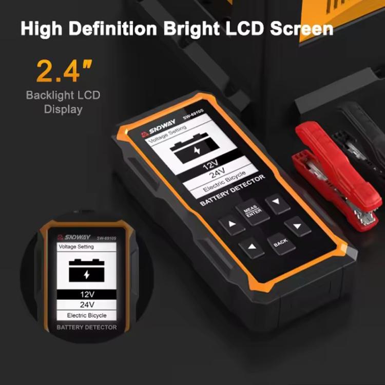 SNDWAY SW-6910S Car Battery Tester Battery Life Tester Discharge Reconditioner - Battery & Resistance Tester by SNDWAY | Online Shopping UK | buy2fix