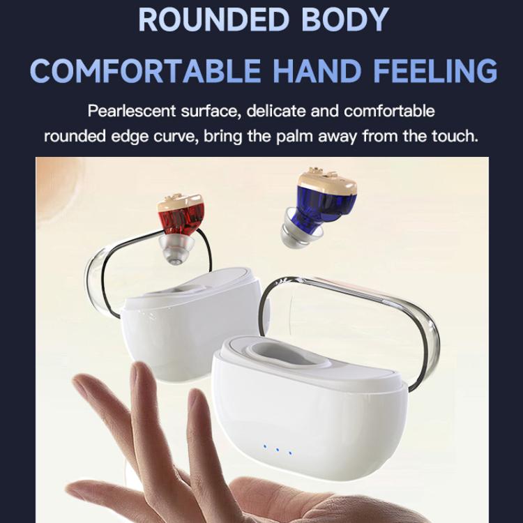 Elderly Hearing Aids In-Ear Sound Amplifier Stand-Alone Sound Collector Invisible Hearing Aids(Blue) - Hearing Aids by buy2fix | Online Shopping UK | buy2fix