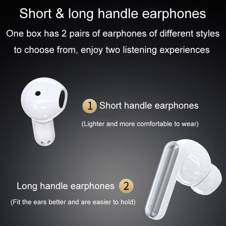 XG16 In-Ear Long-Life Couple Two-In-One Bluetooth Wireless Earphones Two Pairs Of Earphones(White) - Bluetooth Earphone by buy2fix | Online Shopping UK | buy2fix