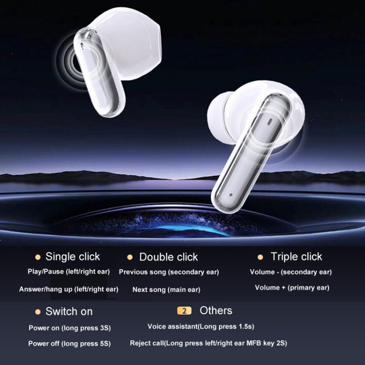 XG16 In-Ear Long-Life Couple Two-In-One Bluetooth Wireless Earphones Two Pairs Of Earphones(White) - Bluetooth Earphone by buy2fix | Online Shopping UK | buy2fix