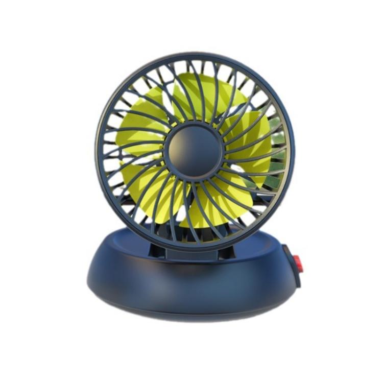 Car Single-head Three-speed Adjustable Folding High-wind Fan(Yellow 12V Cigarette Lighter) - Heating & Fans by buy2fix | Online Shopping UK | buy2fix