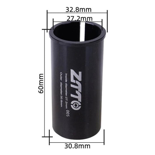 27.2-30.8mm 005 2pcs ZTTO Bicycle Seat Post Conversion Sleeve Reducer Cover(Black) - Others by ZTTO | Online Shopping UK | buy2fix