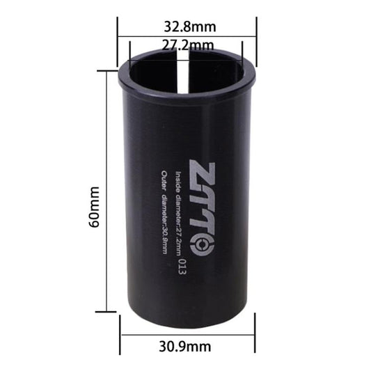 27.2-30.9mm 013 2pcs ZTTO Bicycle Seat Post Conversion Sleeve Reducer Cover(Black) - Others by ZTTO | Online Shopping UK | buy2fix