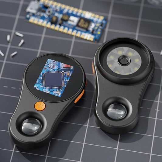 Portable Inspection Jewelry Painting Repair Optical Microscope Mini Primary Secondary Students Experiment Science Apparatus, Style: Black+32G - Digital Microscope by buy2fix | Online Shopping UK | buy2fix