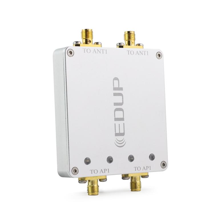 EDUP EP-AB025 5.8G+5.8G WiFi Signal Amplifier Remote Control Dual Channel 4W Expander - Broadband Amplifiers by EDUP | Online Shopping UK | buy2fix