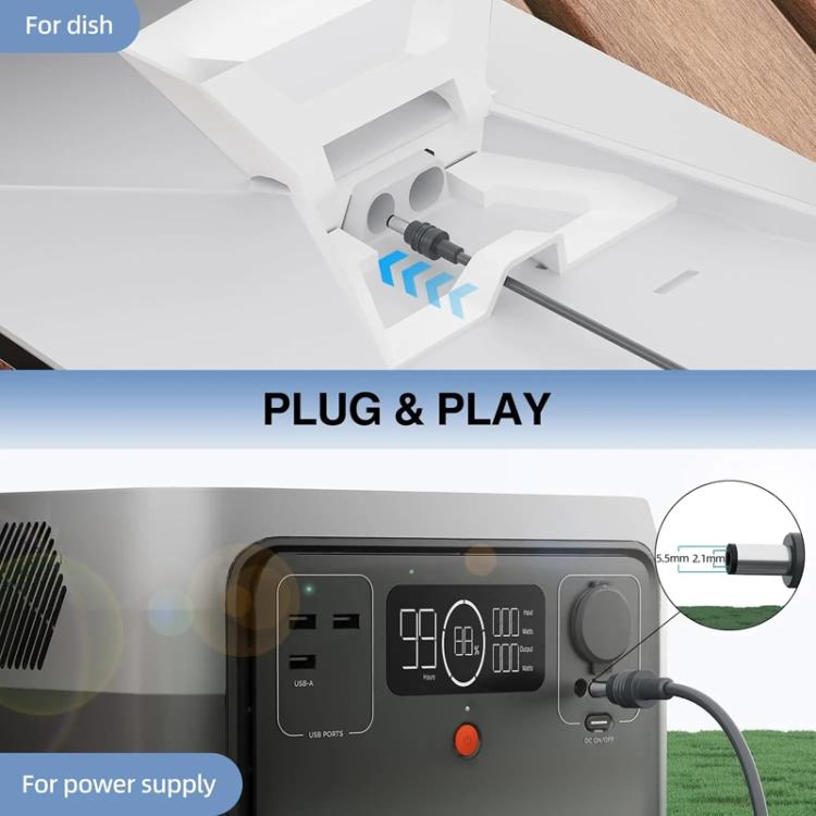 EDUP EP-SK0098 2m Mini 5.5 X 2.1mm DC To DC Power Cable - Power Cord by EDUP | Online Shopping UK | buy2fix