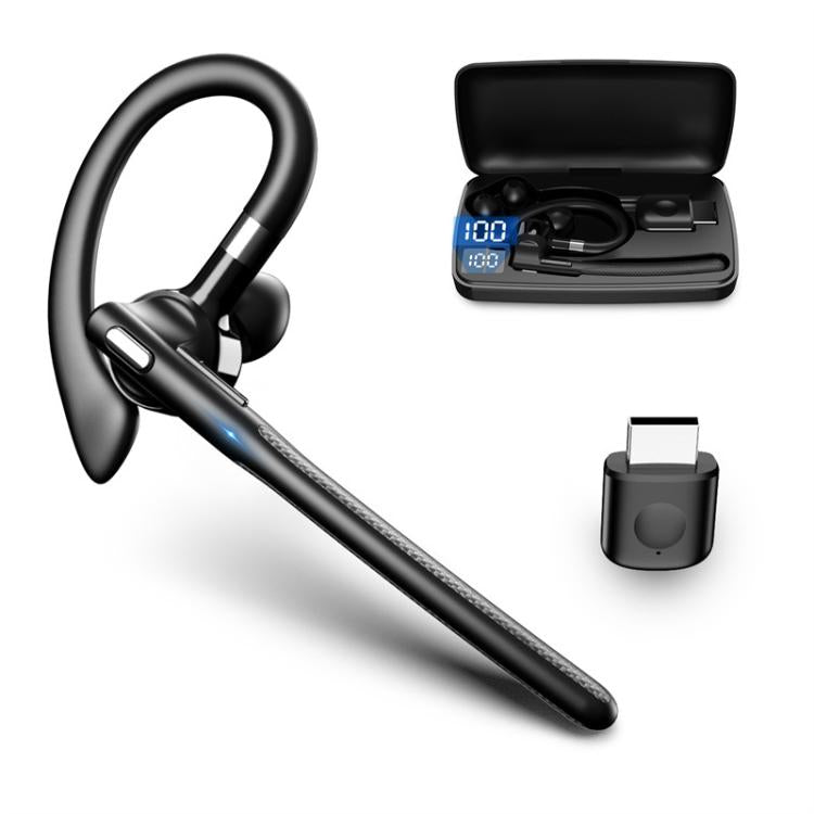 YYK-526 On-Ear Bluetooth Earphone AI Noise Reduction HD Talking Business Earphone - Bluetooth Earphone by buy2fix | Online Shopping UK | buy2fix