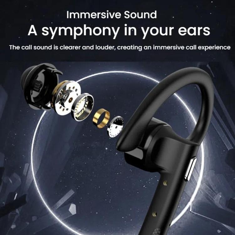 YYK-526 On-Ear Bluetooth Earphone AI Noise Reduction HD Talking Business Earphone - Bluetooth Earphone by buy2fix | Online Shopping UK | buy2fix