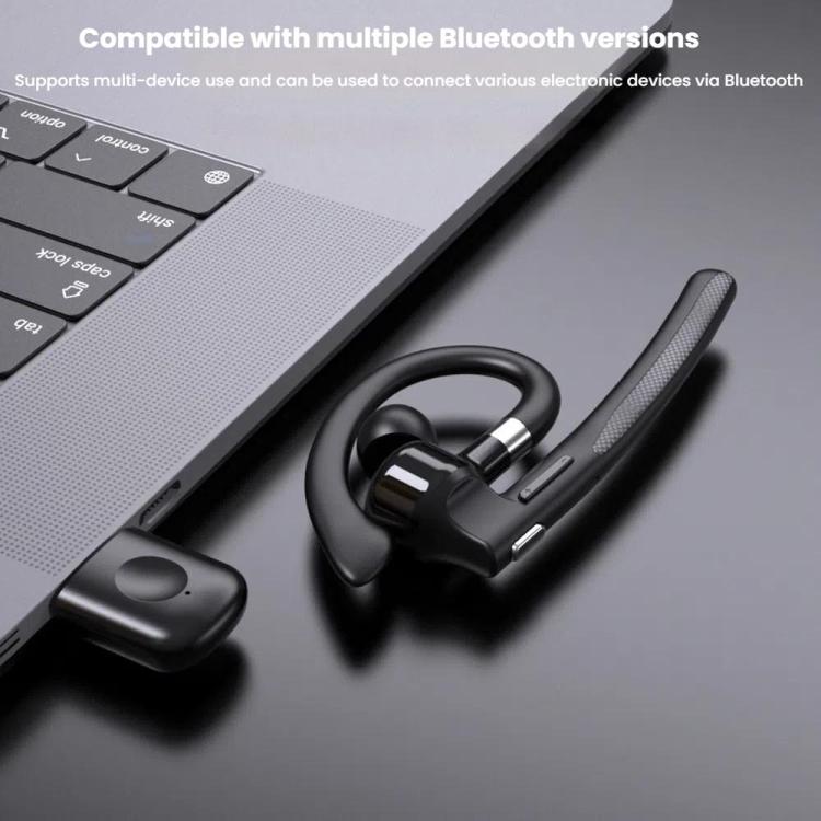 YYK-526 On-Ear Bluetooth Earphone AI Noise Reduction HD Talking Business Earphone - Bluetooth Earphone by buy2fix | Online Shopping UK | buy2fix