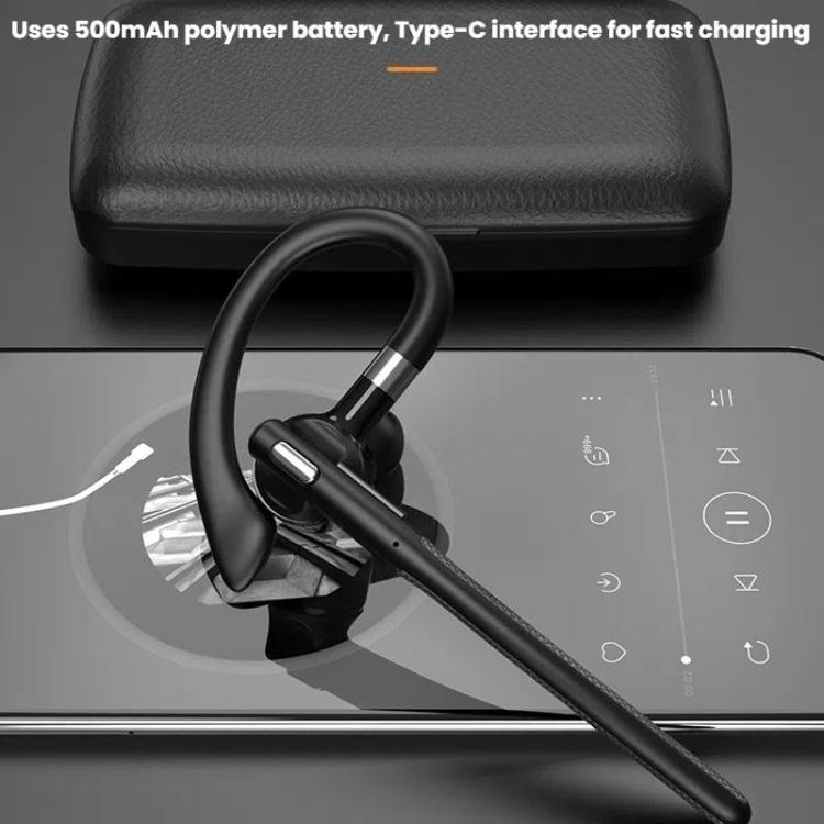YYK-526 On-Ear Bluetooth Earphone AI Noise Reduction HD Talking Business Earphone - Bluetooth Earphone by buy2fix | Online Shopping UK | buy2fix