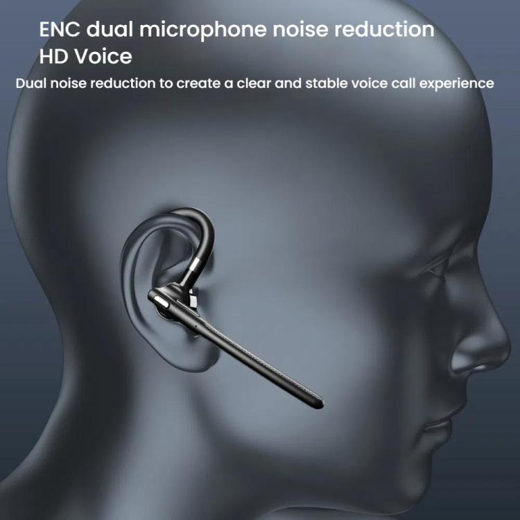 YYK-526 On-Ear Bluetooth Earphone AI Noise Reduction HD Talking Business Earphone - Bluetooth Earphone by buy2fix | Online Shopping UK | buy2fix
